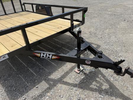 New 2026 H&H Trailers 76X10 Utility Trailer 3.5K GVWR