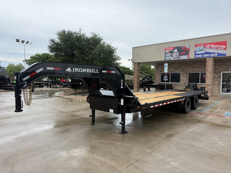 New 2027 Iron Bull FLG102X25 Equipment Trailer