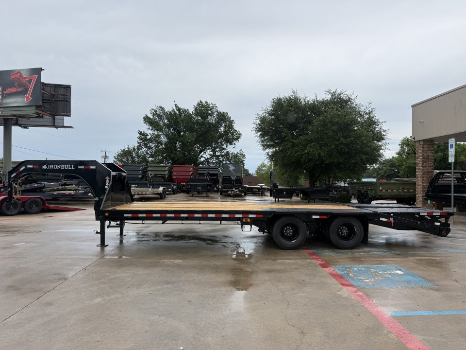 New 2027 Iron Bull FLG102X25 Equipment Trailer