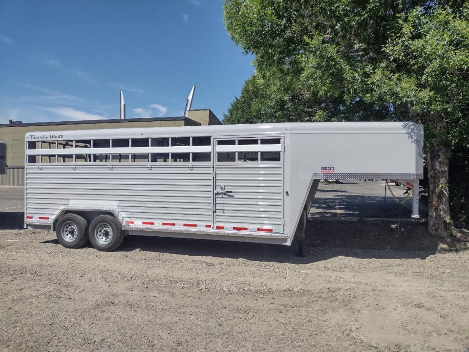 New 2027 Trails West Hotshot 20' Stock Trailer