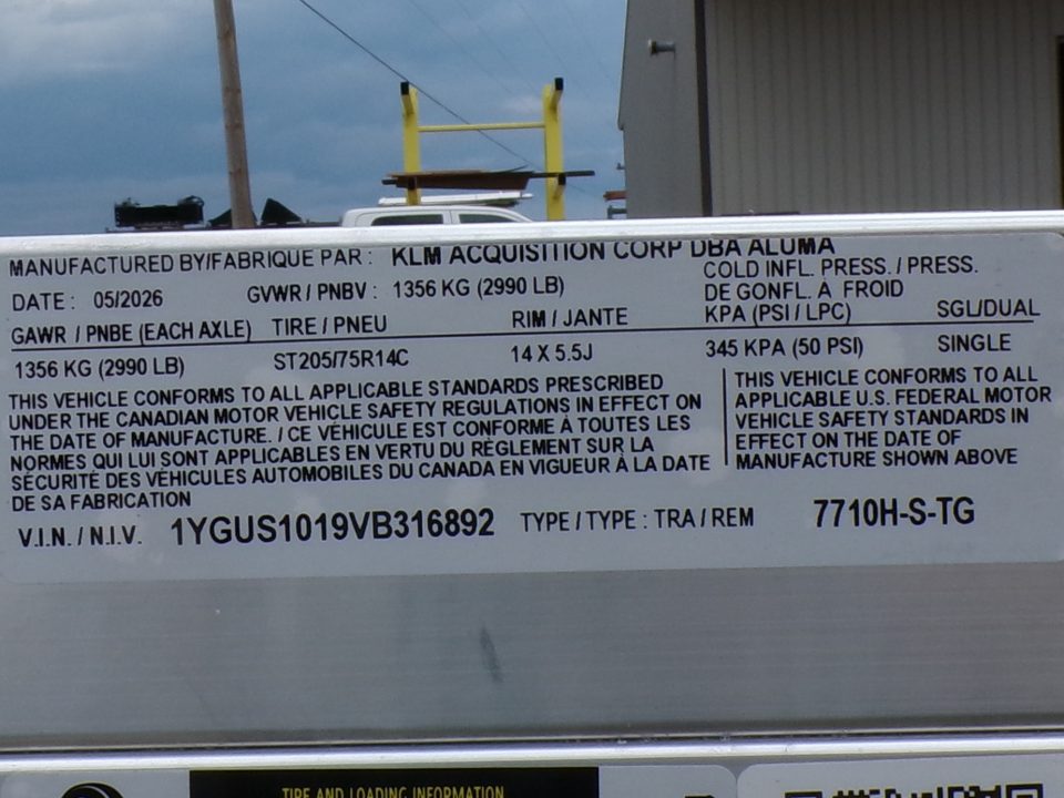 2027 Aluma 7710H-S-TG photo 9