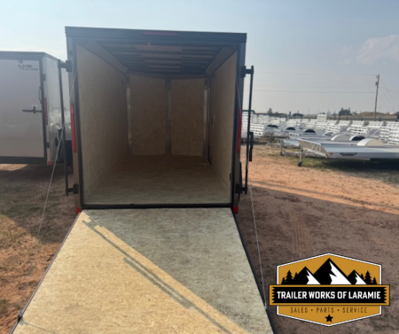 New 2026 Look Trailers 6 x 12 3K ST DLX Single Axle Enclosed Trailers- Charcoal