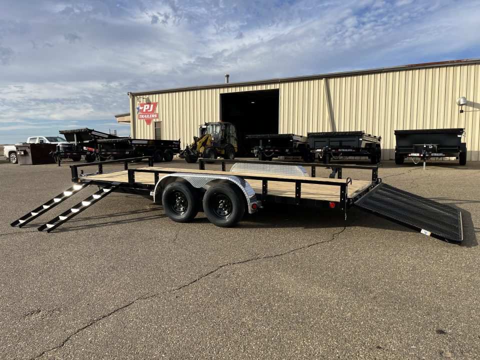 New 2027 PJ Trailers UL 83"x16' Tandem Axle Utility Trailer Utility Trailer