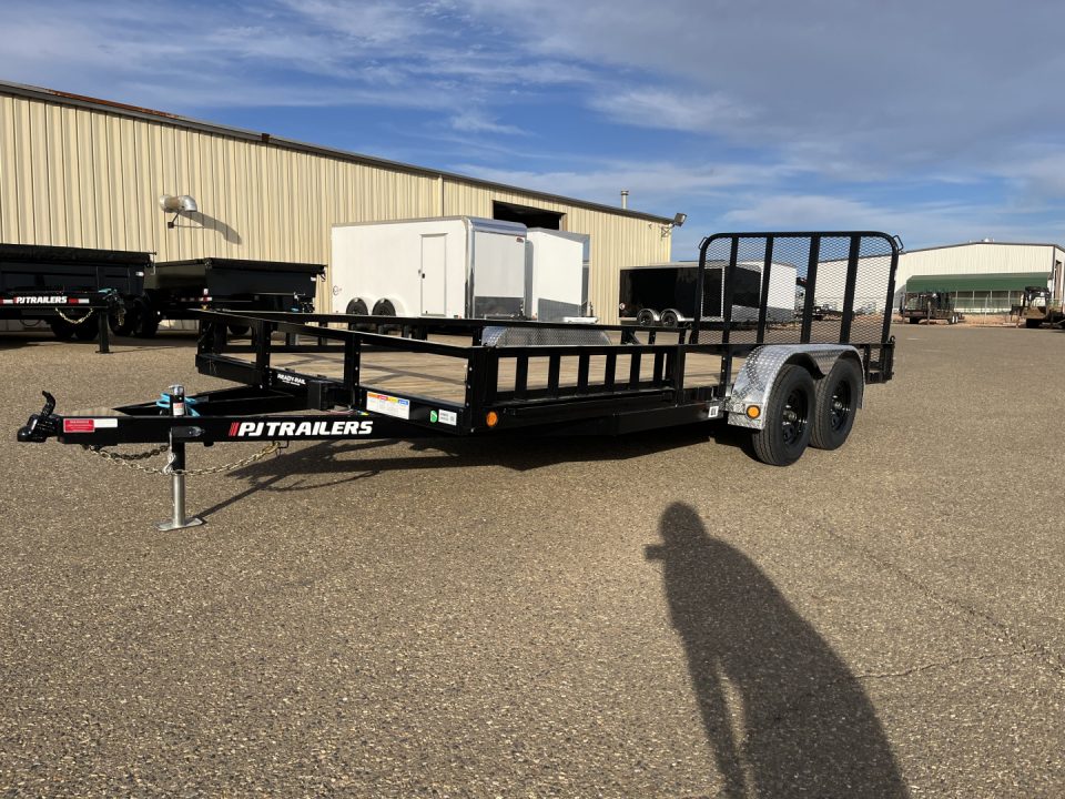 New 2027 PJ Trailers UL 83"x16' Tandem Axle Utility Trailer Utility Trailer