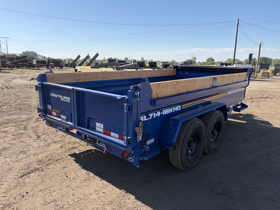 New 2026 Southland 7x14 16k HD Dump Trailer