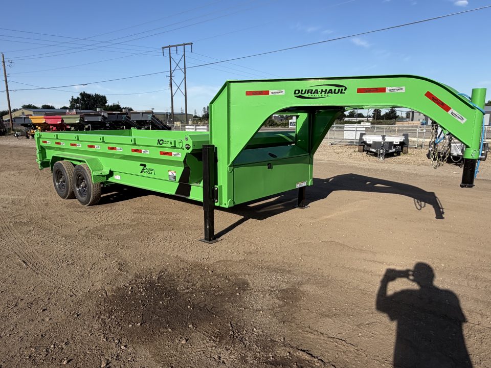 New 2026 Dura-Haul 7X16 16K Gooseneck Dump Trailer
