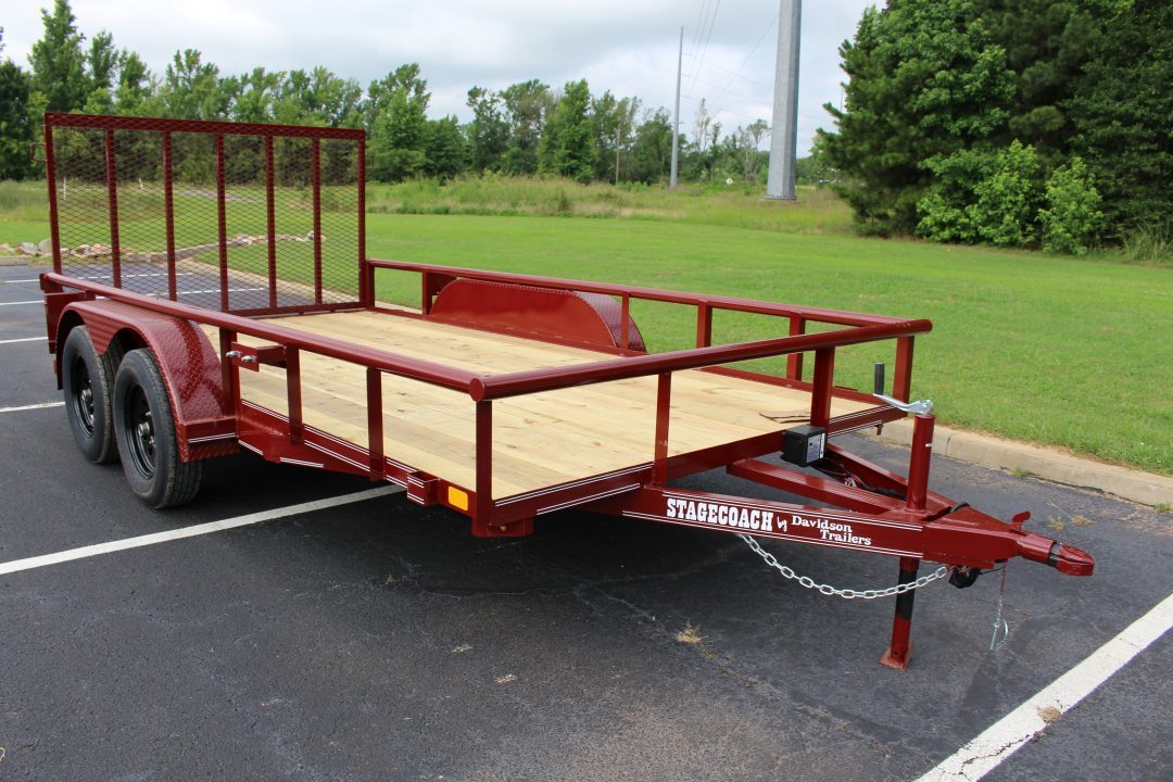 New 2026 Davidson 83X16 PIPE TOP TANDEM AXLEW/BRAKE Utility Trailer