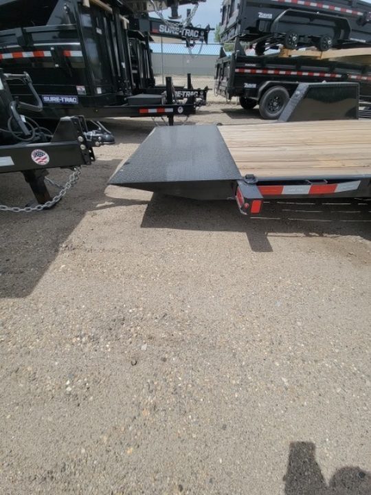 New 2025 Sure-Trac 78 IN x 12+4 Single Axle Tilt Bed Equipment Trailer, 7.8K Equipment Trailer