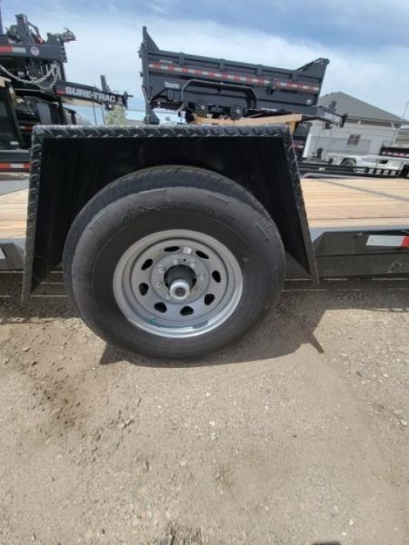 New 2025 Sure-Trac 78 IN x 12+4 Single Axle Tilt Bed Equipment Trailer, 7.8K Equipment Trailer