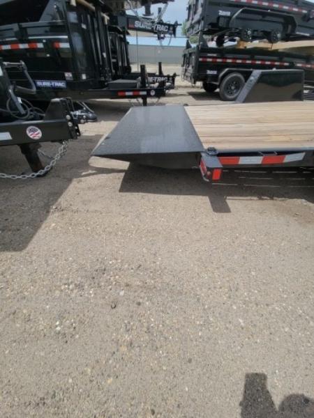 New 2025 Sure-Trac 78 IN x 12+4 Single Axle Tilt Bed Equipment Trailer, 7.8K Equipment Trailer