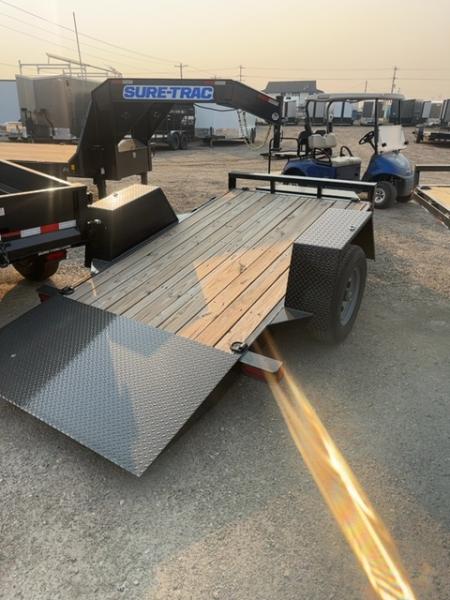 New 2025 Sure-Trac 62 IN x 10 Single Axle Tilt Bed Equipment Trailer, 6K Equipment Trailer