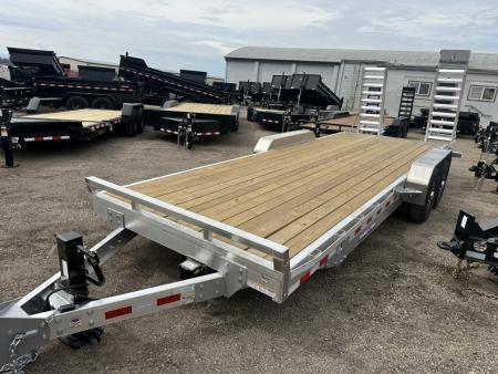 New 2026 Sure-Trac 7 x 22 (20+2) Aluminum Equipment 14K Equipment Trailer