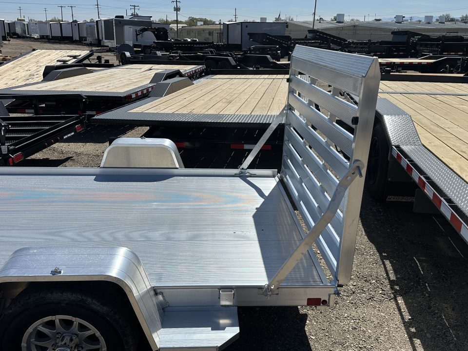 New 2027 Aluma 7210 Single Axle Straight Tailgate Utility Trailer