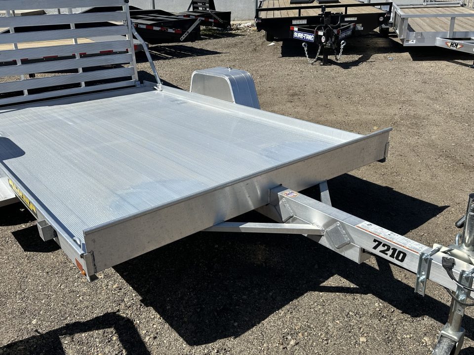 New 2027 Aluma 7210 Single Axle Straight Tailgate Utility Trailer