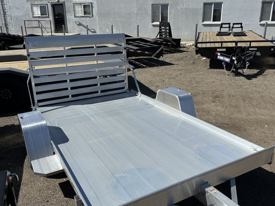 New 2027 Aluma 7210 Single Axle Straight Tailgate Utility Trailer