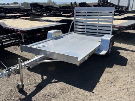 New 2027 Aluma 7210 Single Axle Straight Tailgate Utility Trailer