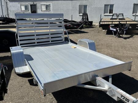 New 2027 Aluma 7210 Single Axle Straight Tailgate Utility Trailer