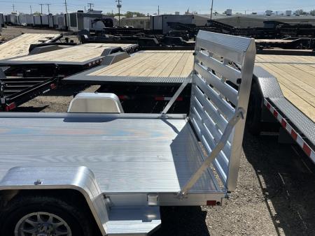 New 2027 Aluma 7210 Single Axle Straight Tailgate Utility Trailer