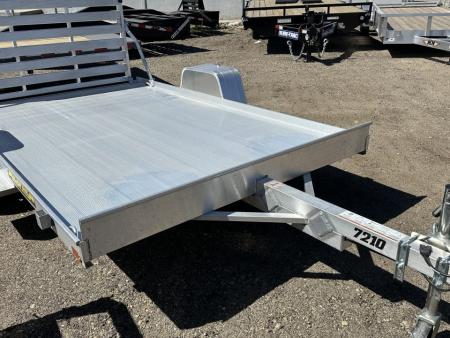New 2027 Aluma 7210 Single Axle Straight Tailgate Utility Trailer