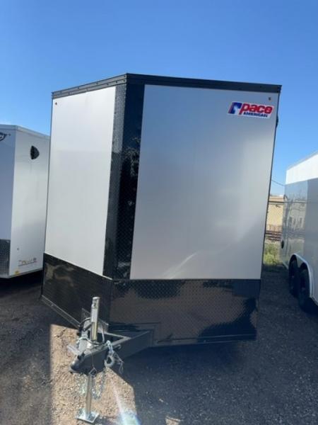 New 2026 Pace American 8.5 x 20 Journey SE Flat Top Sloped VNose Car Hauler 10K Car Hauler