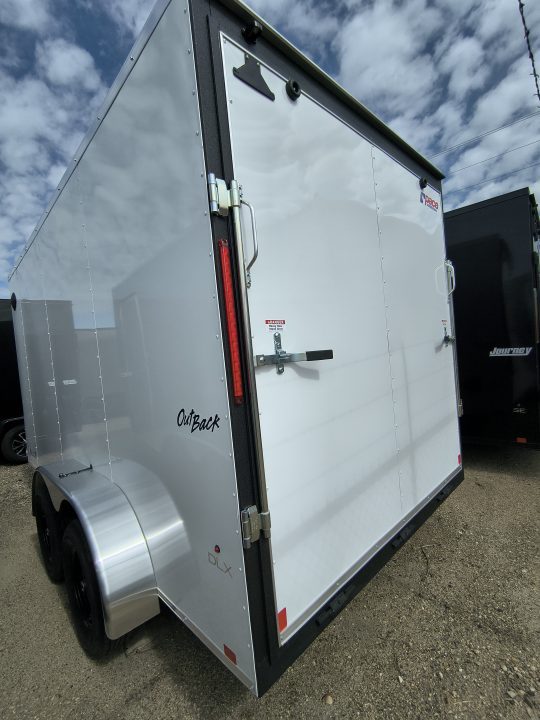New 2026 Pace American 7 x 16 Outback DLX Flat Top V-Nose 7K Cargo / Enclosed Trailer