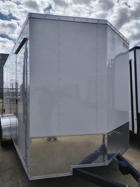 New 2026 Pace American 7 x 16 Outback DLX Flat Top V-Nose 7K Cargo / Enclosed Trailer