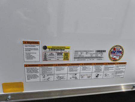 New 2026 Pace American 7 x 16 Outback DLX Flat Top V-Nose 7K Cargo / Enclosed Trailer