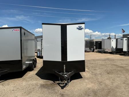 New 2026 Pace American 7 x 16 Journey SE Flat Top Sloped V-Nose 7K Cargo / Enclosed Trailer