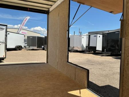 New 2026 Pace American 7 x 16 Journey SE Flat Top Sloped V-Nose 7K Cargo / Enclosed Trailer