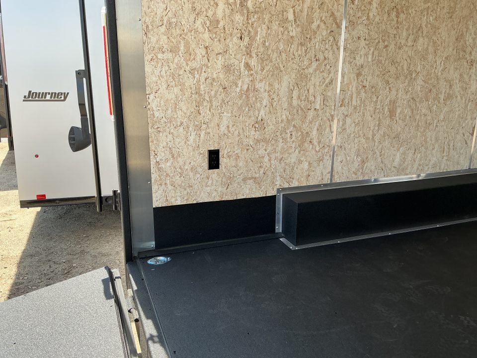 New 2026 Pace American 8.5 x 16 Journey SE Flat Top Sloped VNose 10K Cargo / Enclosed Trailer