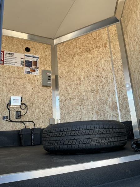 New 2026 Pace American 8.5 x 16 Journey SE Flat Top Sloped VNose 10K Cargo / Enclosed Trailer