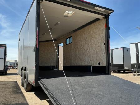 New 2026 Pace American 8.5 x 16 Journey SE Flat Top Sloped VNose 10K Cargo / Enclosed Trailer
