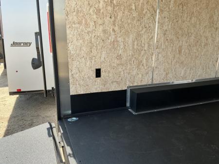 New 2026 Pace American 8.5 x 16 Journey SE Flat Top Sloped VNose 10K Cargo / Enclosed Trailer