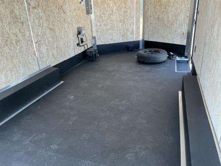 New 2026 Pace American 8.5 x 16 Journey SE Flat Top Sloped VNose 10K Cargo / Enclosed Trailer
