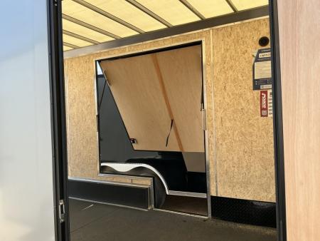 New 2026 Pace American 7.5 x 16 Journey SE Flat Top Sloped V-Nose 7K Cargo / Enclosed Trailer