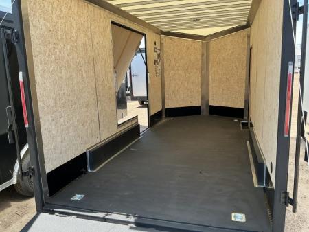 New 2026 Pace American 7.5 x 16 Journey SE Flat Top Sloped V-Nose 7K Cargo / Enclosed Trailer