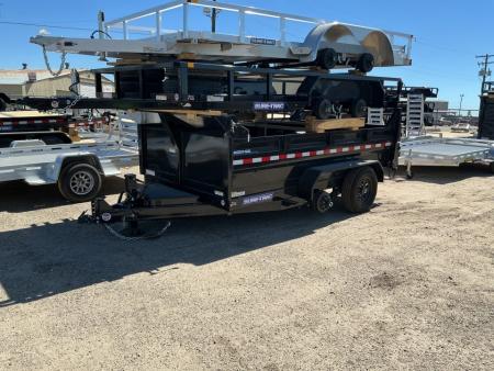 New 2026 Sure-Trac 7 x 12 HD Low Profile Scissor Dump 14K Dump Trailer