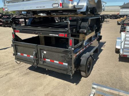 New 2026 Sure-Trac 7 x 12 HD Low Profile Scissor Dump 14K Dump Trailer