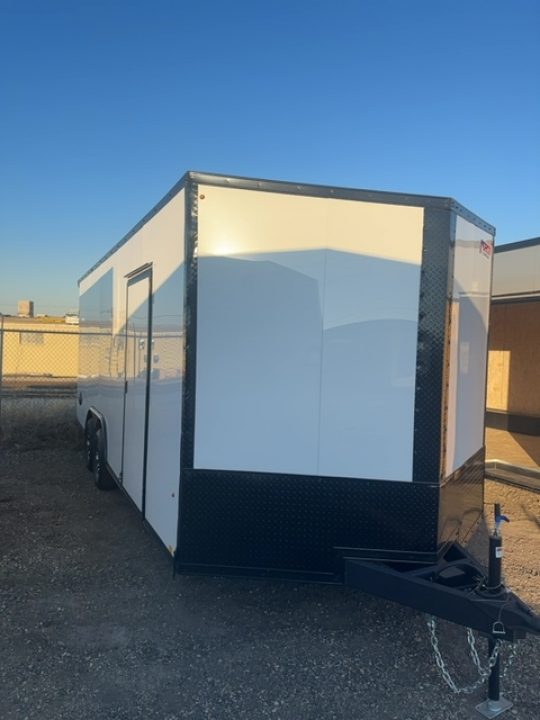 New 2026 Pace American 8.5 x 20 Journey SE Flat Top Sloped V-Nose 10K Cargo / Enclosed Trailer