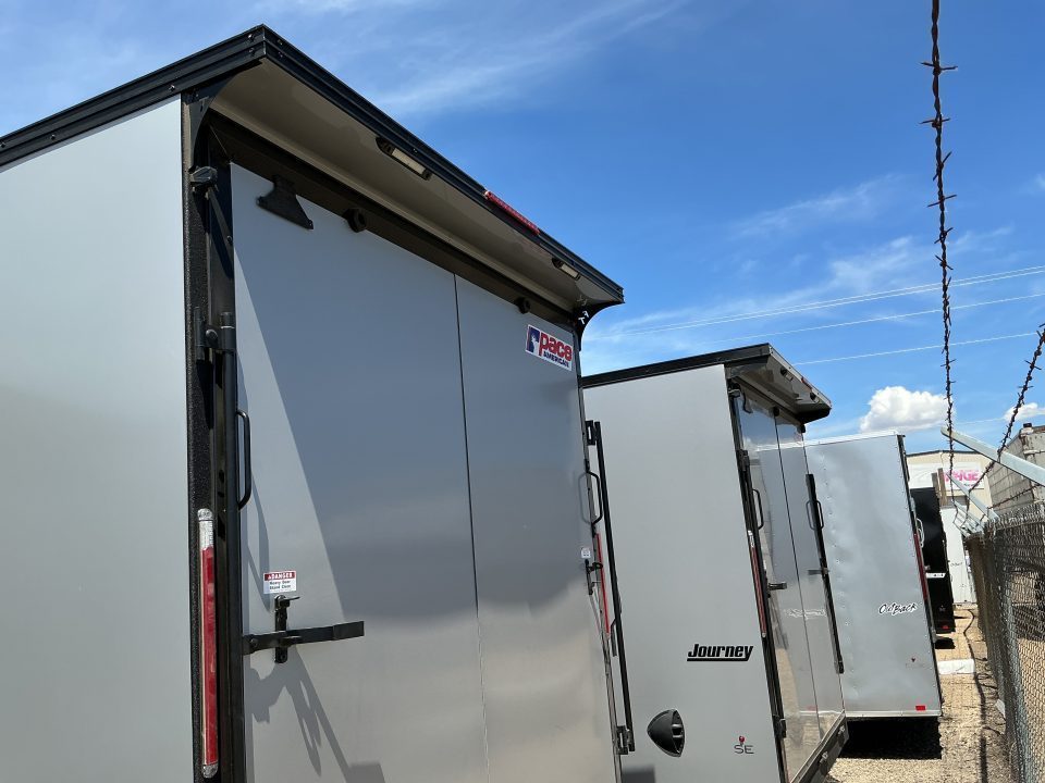 New 2026 Pace American 7. 5x 16 Journey SE Flat Top Sloped V-Nose 7K Cargo / Enclosed Trailer