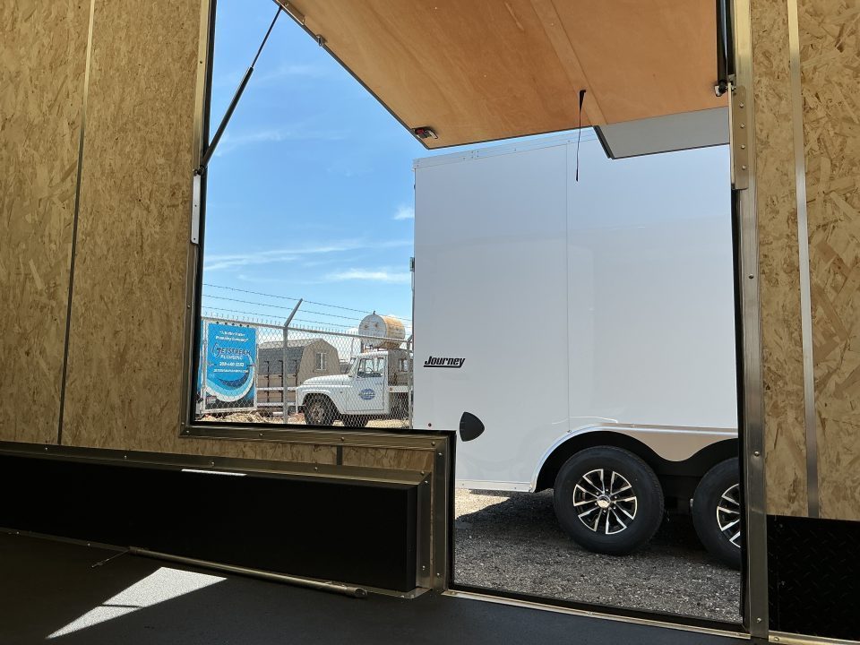 New 2026 Pace American 7. 5x 16 Journey SE Flat Top Sloped V-Nose 7K Cargo / Enclosed Trailer