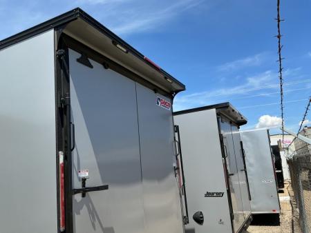 New 2026 Pace American 7. 5x 16 Journey SE Flat Top Sloped V-Nose 7K Cargo / Enclosed Trailer