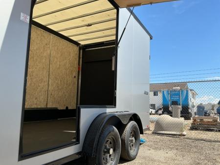New 2026 Pace American 7. 5x 16 Journey SE Flat Top Sloped V-Nose 7K Cargo / Enclosed Trailer