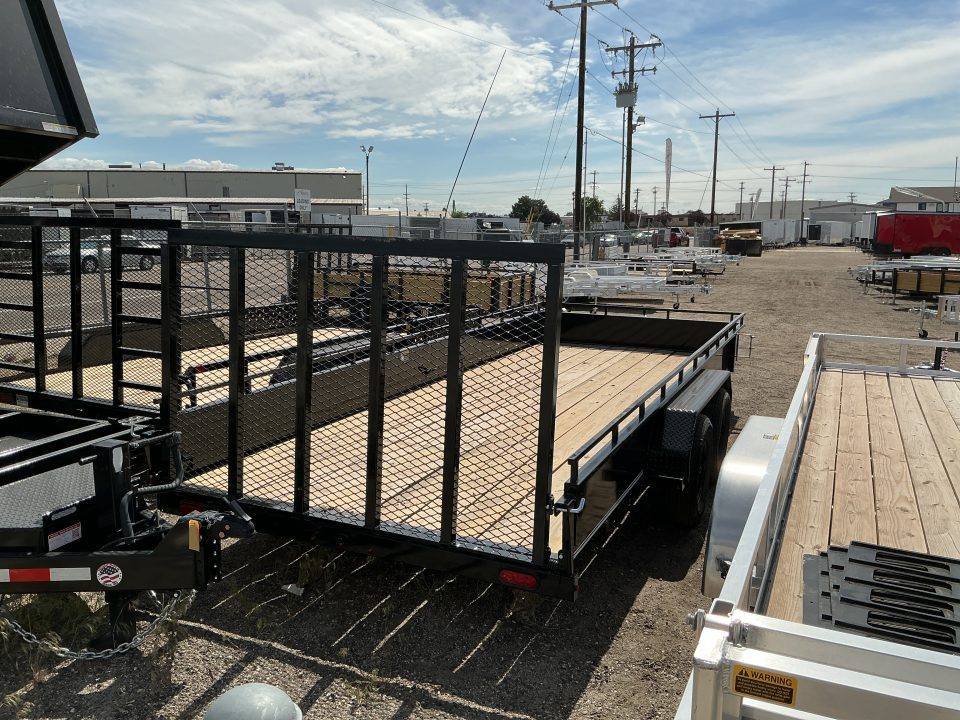 New 2026 Midsota 82 x 18 Nova Solid Side Utility Trailer, 7K Tandem Utility Trailer