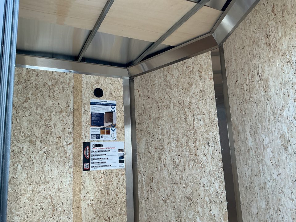 New 2026 Impact Trailers 7 x 14 Quake Flat Top V-Nose 7K Cargo / Enclosed Trailer