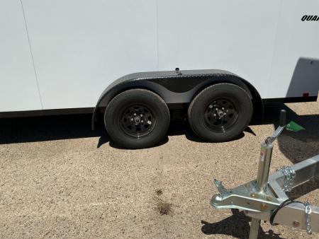 New 2026 Impact Trailers 7 x 14 Quake Flat Top V-Nose 7K Cargo / Enclosed Trailer