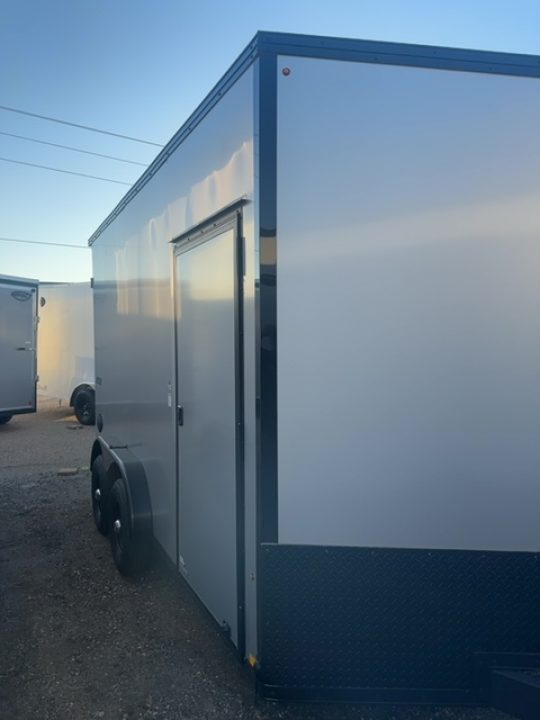 New 2026 Pace American 7.5 x 14 Journey SE Flat Top Sloped VNose 10K Cargo / Enclosed Trailer
