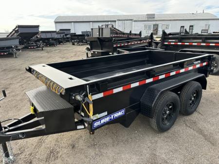 New 2026 Sure-Trac 5 x 10 Single Ram Homeowner Dump 7K Dump Trailer