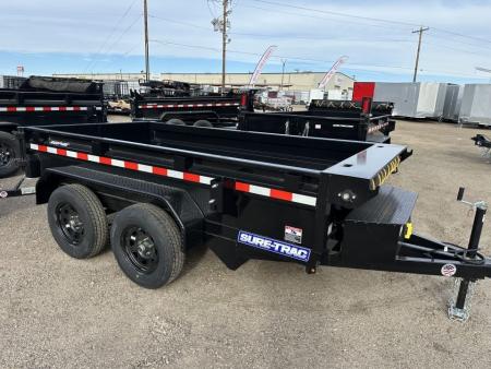 New 2026 Sure-Trac 5 x 10 Single Ram Homeowner Dump 7K Dump Trailer