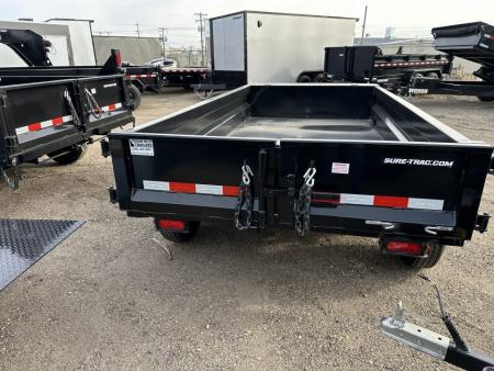 New 2026 Sure-Trac 5 x 10 Single Ram Homeowner Dump 7K Dump Trailer